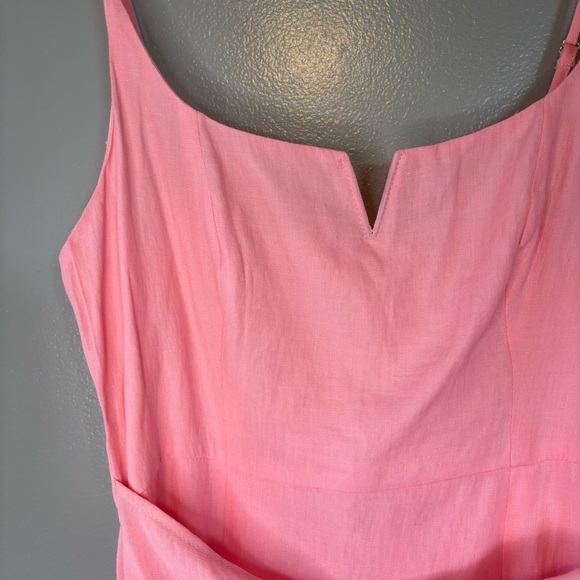 NWT Hello Molly Medium Song on the Minute Mini Wrap Dress Pink Ruffle - Picture 3 of 7